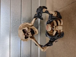 ohgreen Skelet buste hoofd in handen