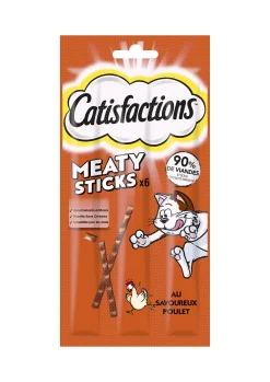 ohgreen Snacks voor katten |catisfaction stick kip 14x30g