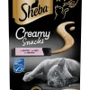 ohgreen Snacks voor katten |sheba creamy snack 4x12g zalm