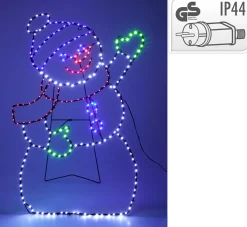 ohgreen Sneeuwpop 79cm 246 led