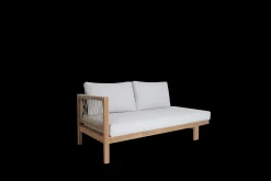 ohgreen Sofa 3-zit Salvatore in teak en weaving rope (links)