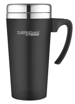 ohgreen Soft touch travel mug zwart 420ml