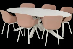 ohgreen Stoel Le Soleil wit/roze