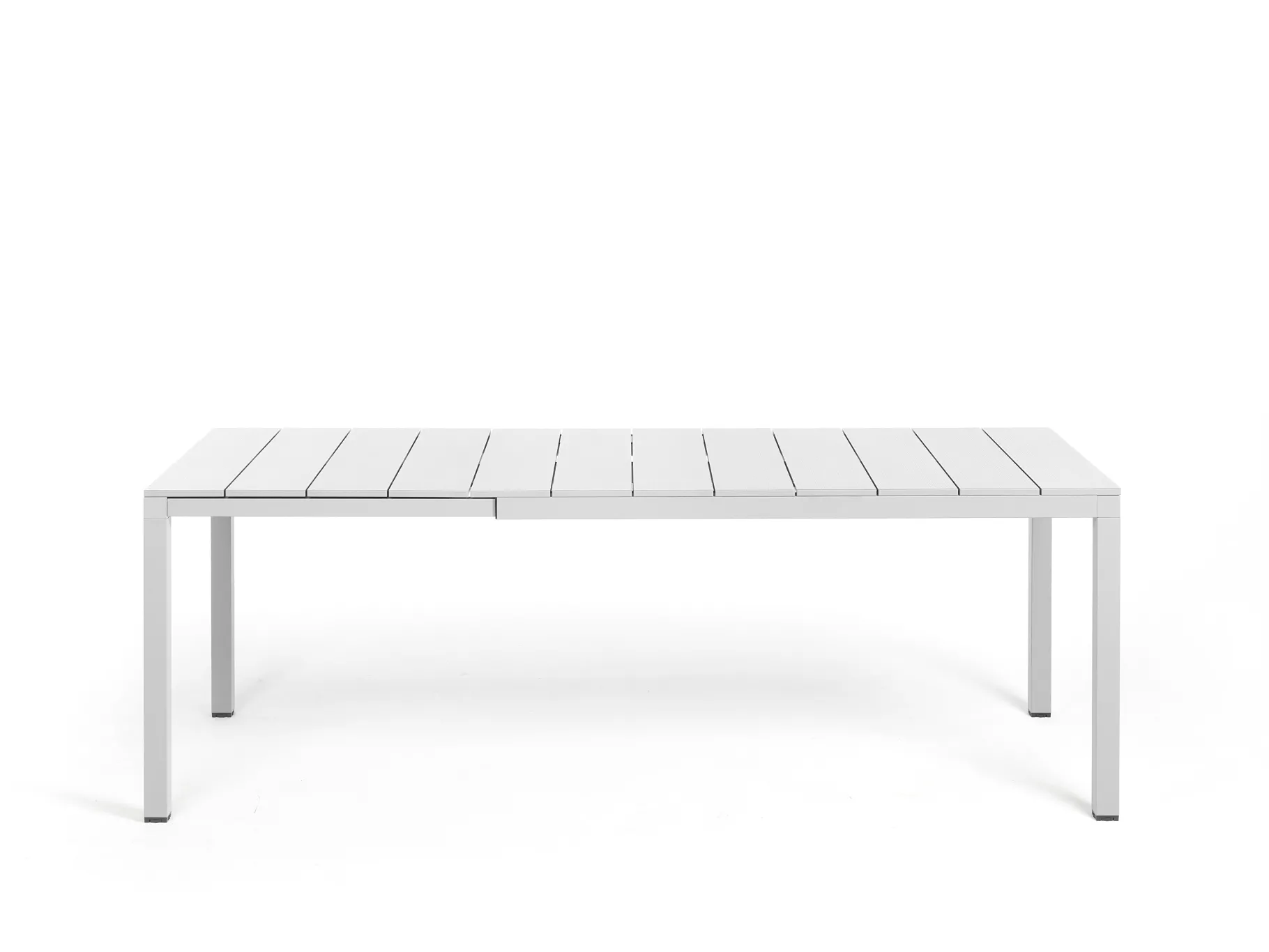 ohgreen Tafel Rio verlengbaar 140-210cm bianco aluminium