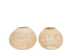 ohgreen Theelichthouder kokosnoot