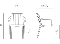 ohgreen Tiberina armchair corda