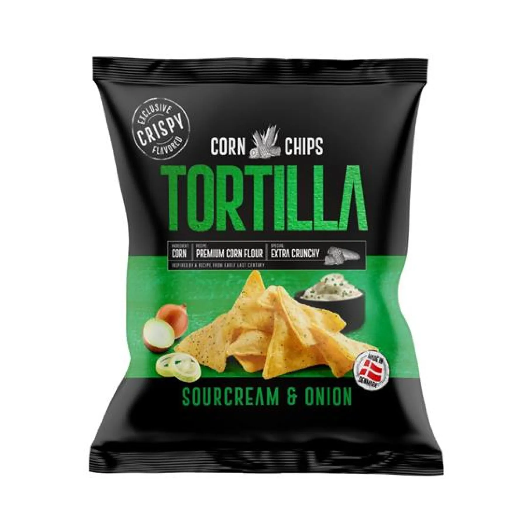 ohgreen Tortilla chips sour cream & onion 150 gr