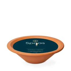 ohgreen Tuinkaars Royal flame in terracotta schaal 13u - ivoor