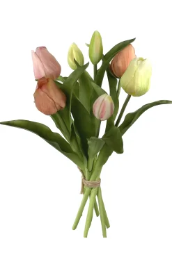 ohgreen Tulpenbundel zalm/roze mix