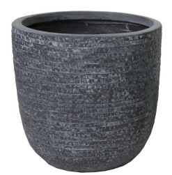 ohgreen Utah egg pot graphite d45h43