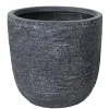 ohgreen Utah egg pot graphite d25h25