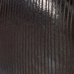 ohgreen Vaas glas zwart 23.5x7x21.5cm