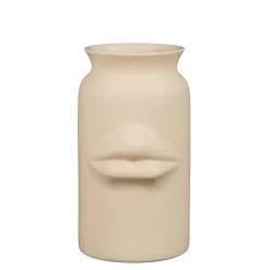 ohgreen Vaas lippen l.roze - h23,5xd14,5cm