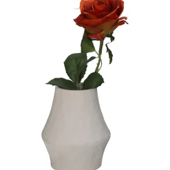 ohgreen Vaas poselein wit 12.6x12.6x15.3cm