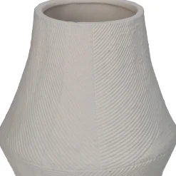 ohgreen Vaas poselein wit 12.6x12.6x15.3cm