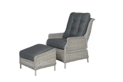 ohgreen Veracruz verstelbare relaxfauteuil met voetenbank