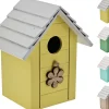 ohgreen Vogelhuisje 14x17cm 4ass kleur