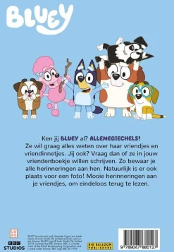 ohgreen Vriendenboek - bluey - creatief vriendenboek voor kinderen