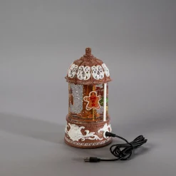 ohgreen Waterspinner caroussel peperkoekfiguurtjes led warmwit voor binnen