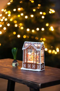 ohgreen Waterspinner peperkoekhuisje led warmwit voor binnen