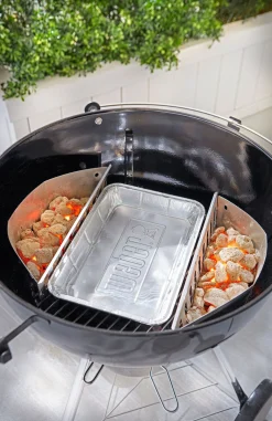 ohgreen WEBER ALUMINIUM LEKBAKJES GROOT, SET VAN 10 STUKS