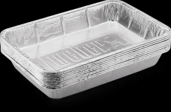 ohgreen WEBER ALUMINIUM LEKBAKJES GROOT, SET VAN 10 STUKS