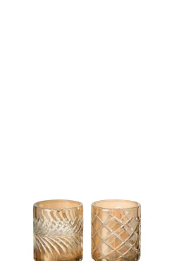 ohgreen Windlicht diamant gl gd sass2 (8x8x9cm)