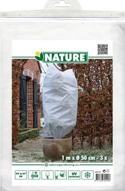 ohgreen Winterafdekhoes 50cmx1m wit 3 stuks