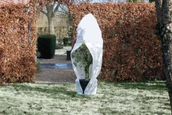 ohgreen Winterafdekhoes met ritssluiting 150cmx2m wit