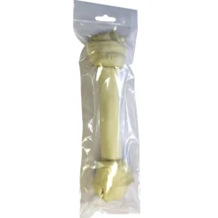 ohgreen Witte buffelhuid knoop 26cm 1-pack