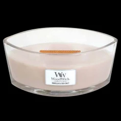 ohgreen Woodwick Geurkaars vanilla & sea salt ellipse