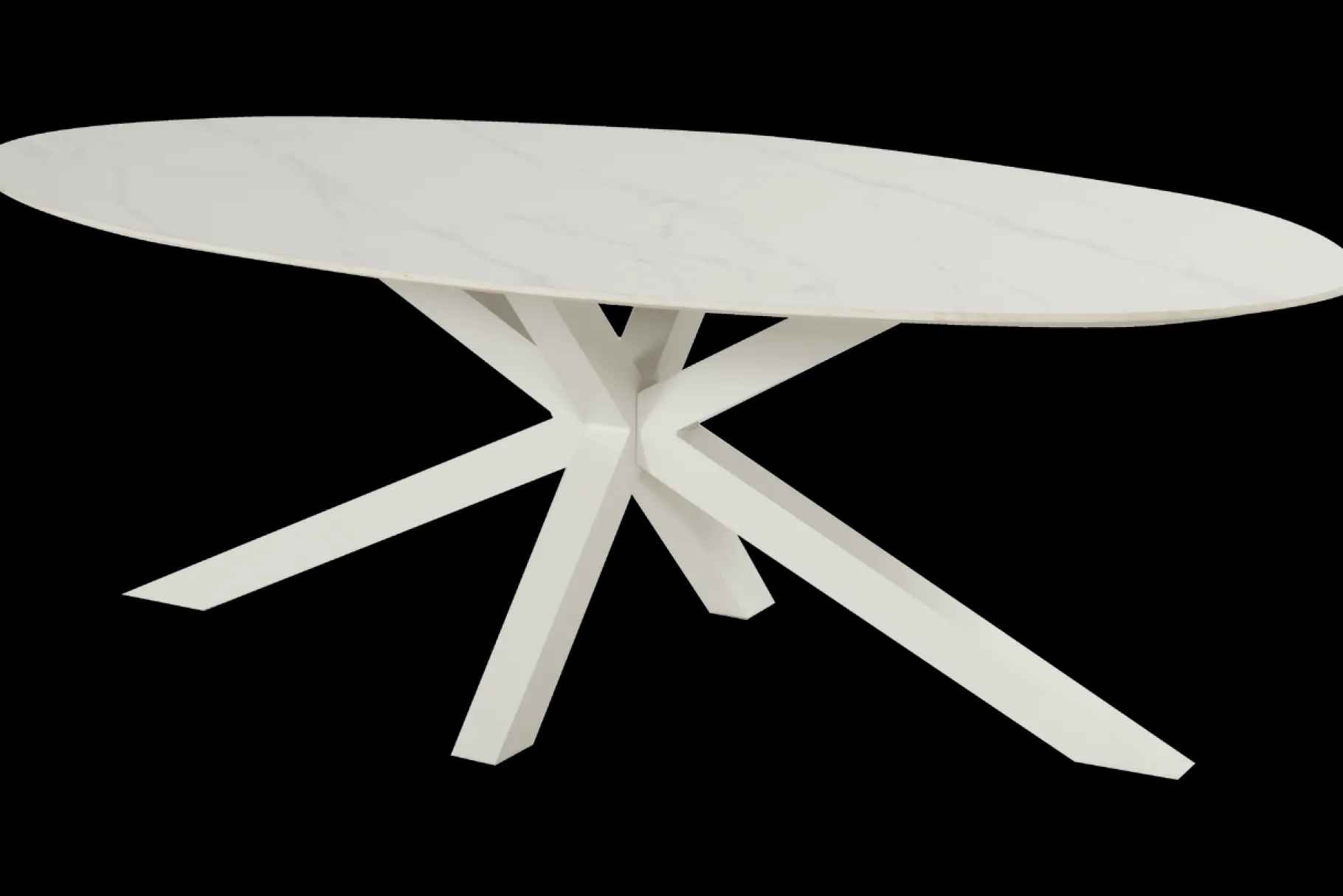 ohgreen Xander tafel ovaal wit