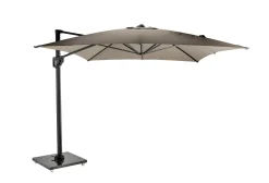 ohgreen Zweefparasol Malaga antraciet-taupe