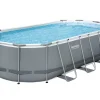ohgreen Zwembad Power Steel oval pool set